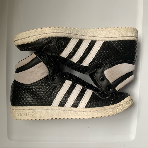adidas Shoes Adidas Top Ten Black And White High Top Sneakers